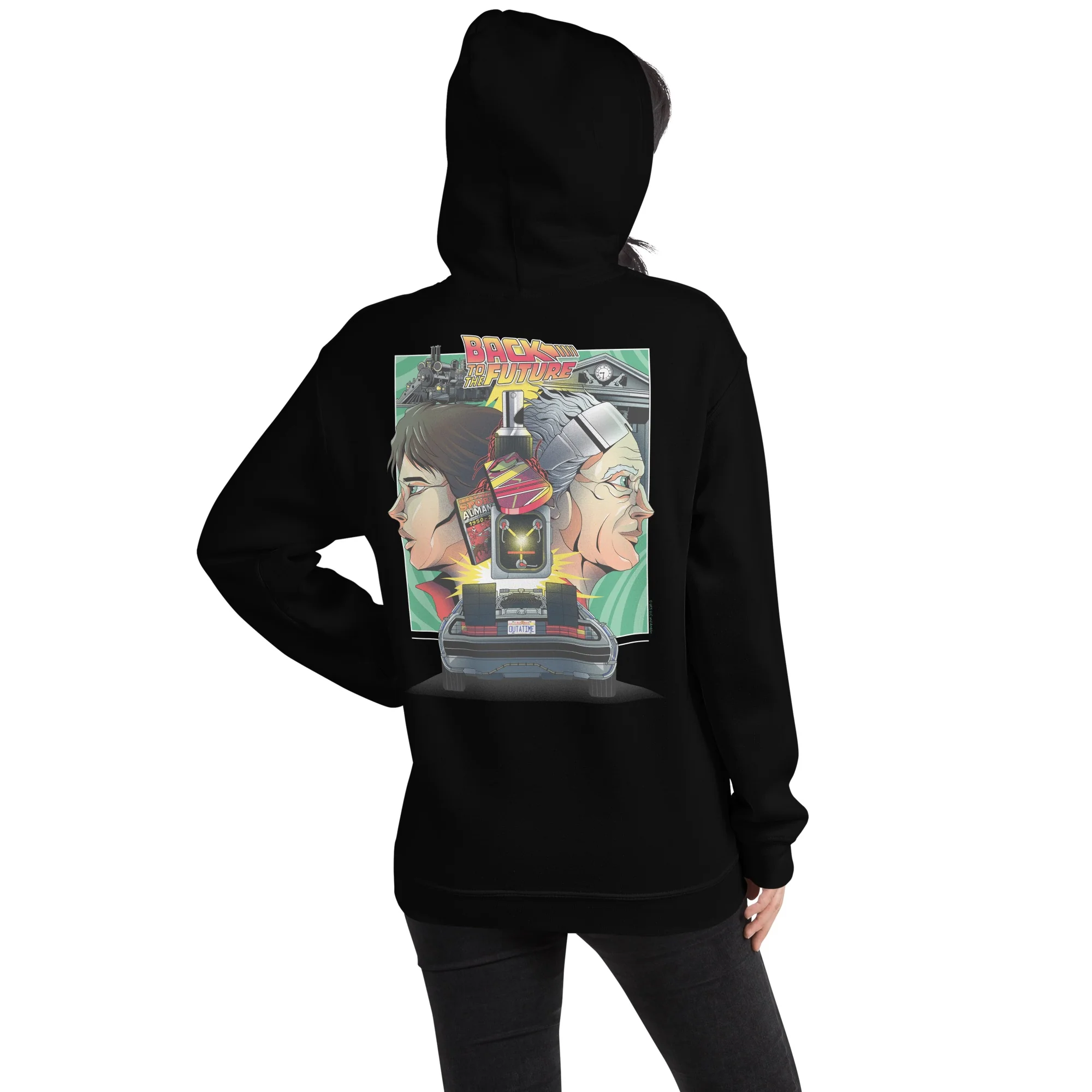 Back to the Future Illustration Hoodie - Image 4