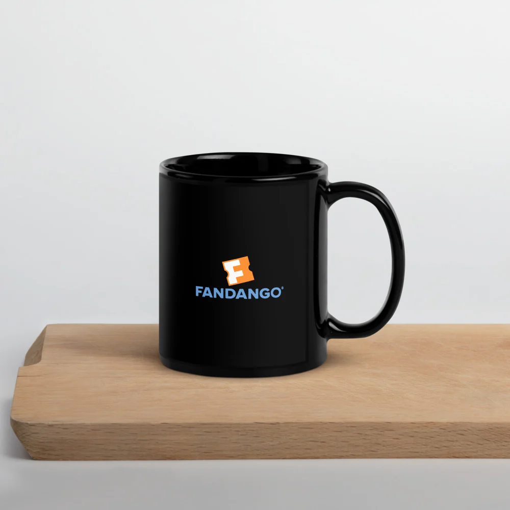 Fandango Movies Are My Happy Place Black Mug - Image 4