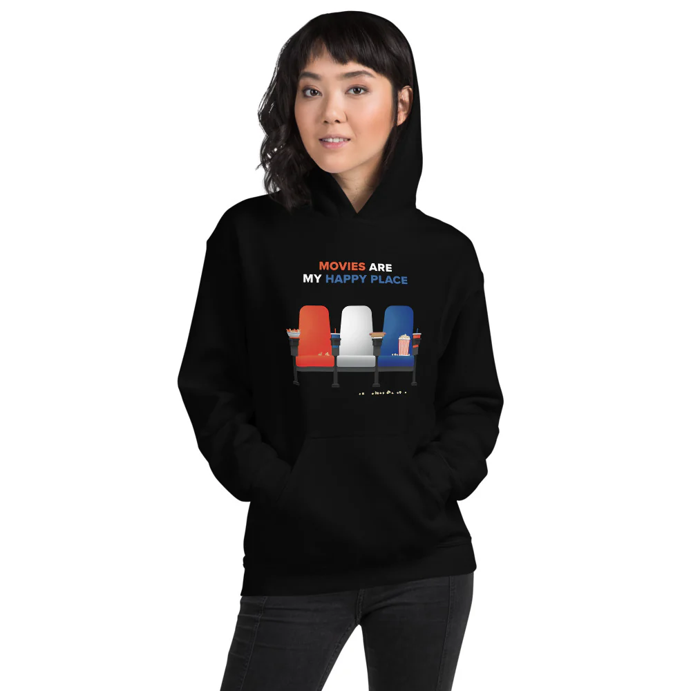 Fandango Movies Are My Happy Place Hoodie - Image 6