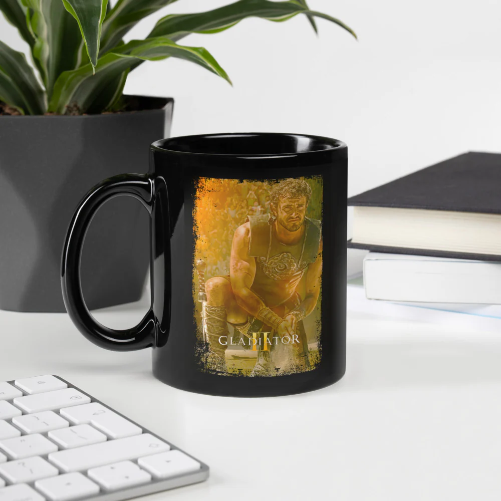 Gladiator II Lucius Black Mug - Image 3