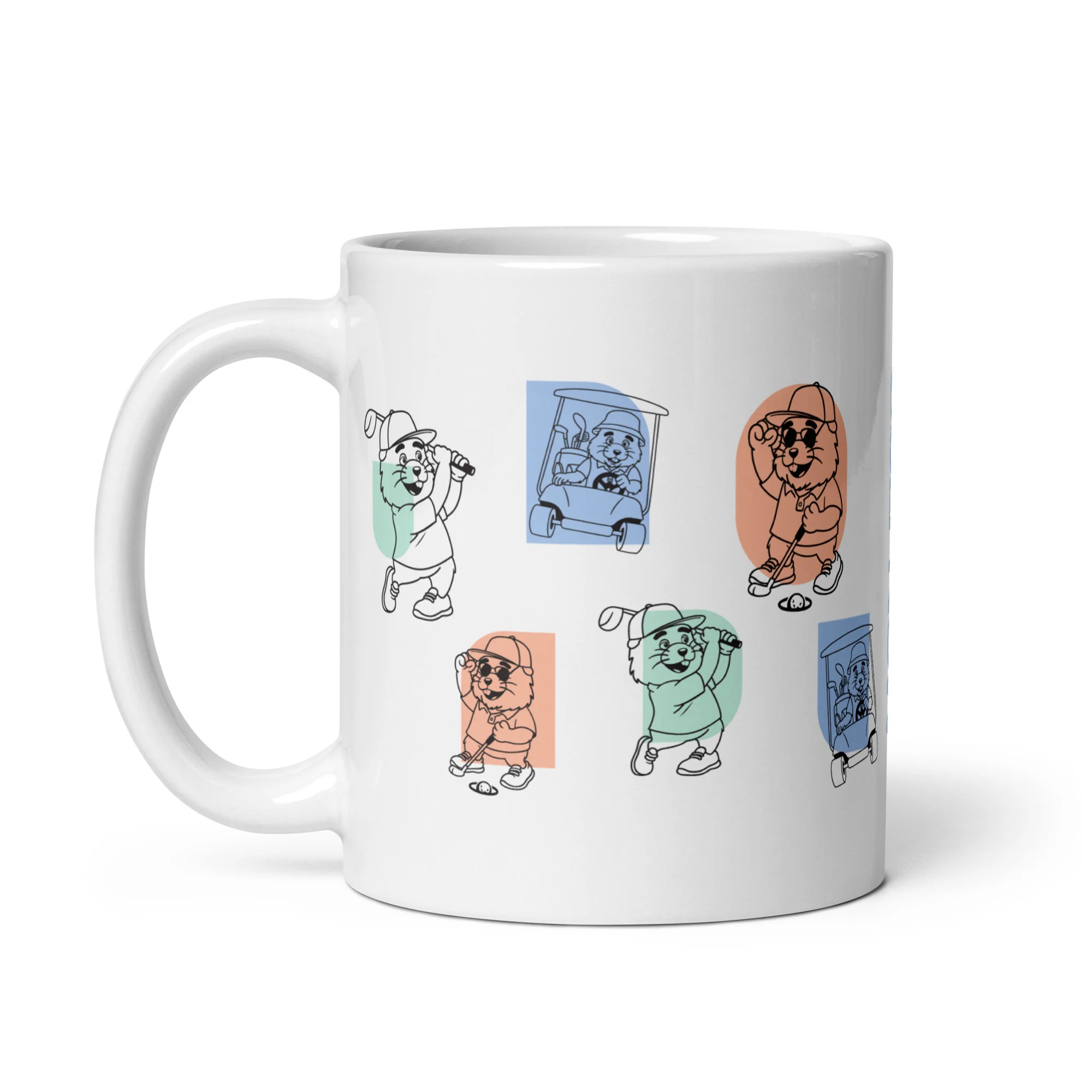GolfNow White Mug Gopher Collage - Image 3