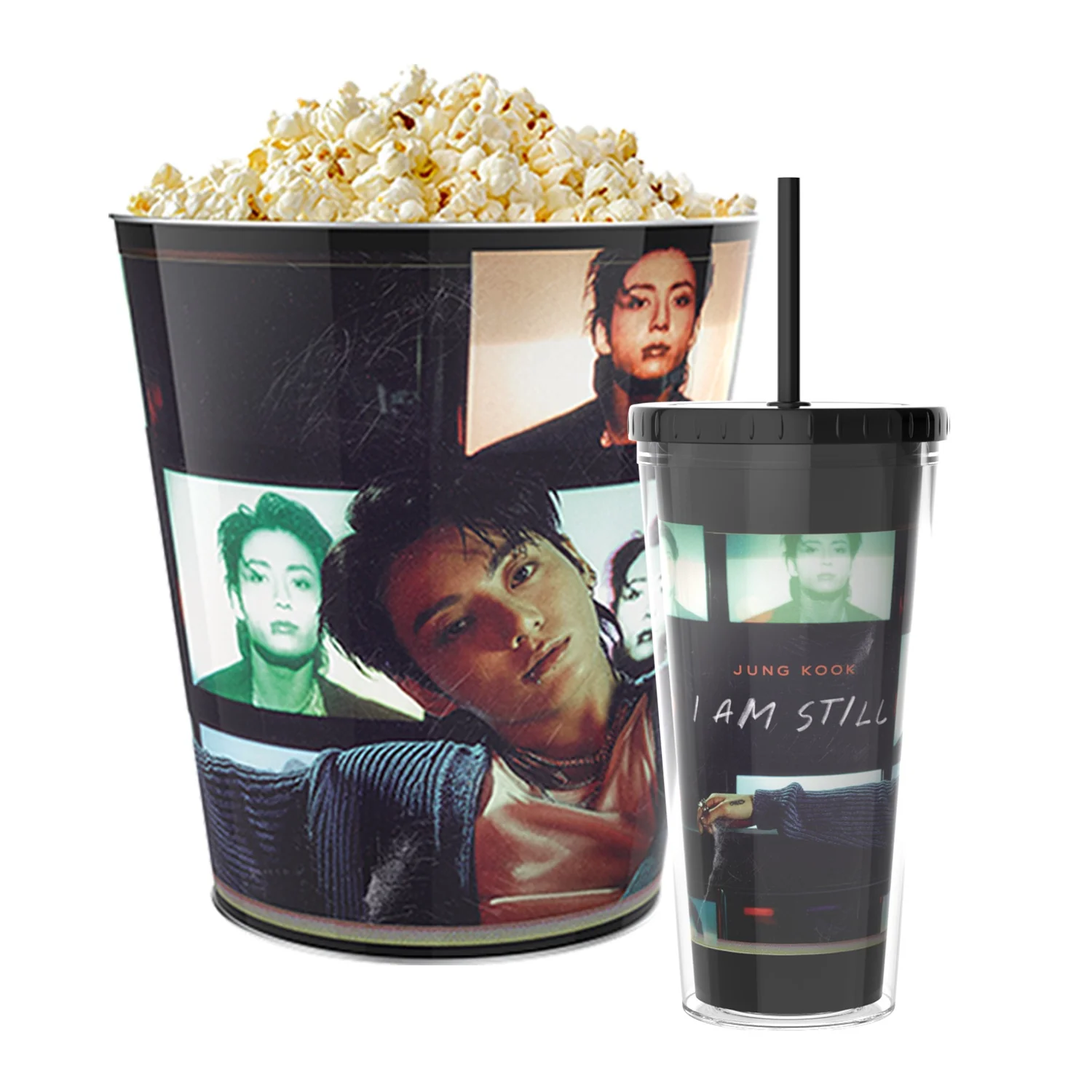 Jung Kook Popcorn Bucket & Tumbler - Image 7