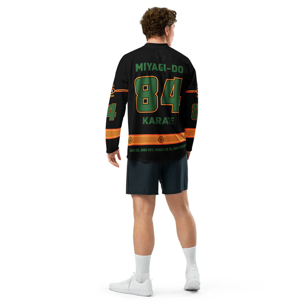Karate Kid Miyagi-Do Karate Hockey Fan Jersey - Image 4