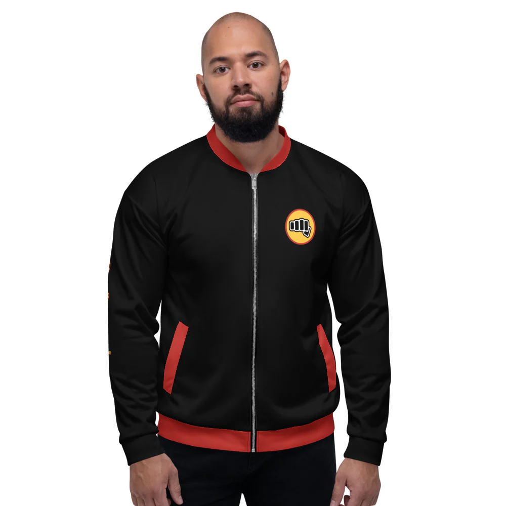 Karate Kid Sweep The Leg! Bomber Jacket - Image 3