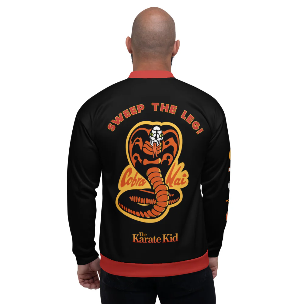 Karate Kid Sweep The Leg! Bomber Jacket - Image 4