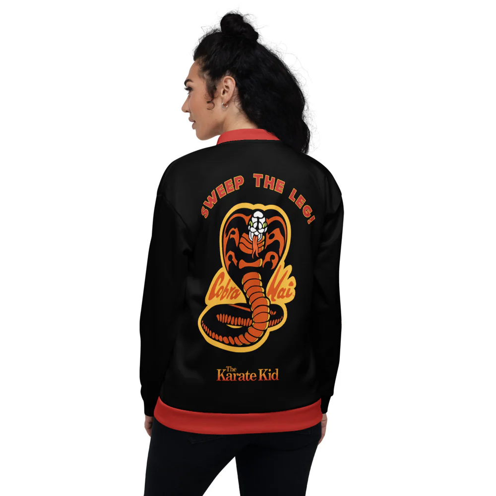 Karate Kid Sweep The Leg! Bomber Jacket - Image 6