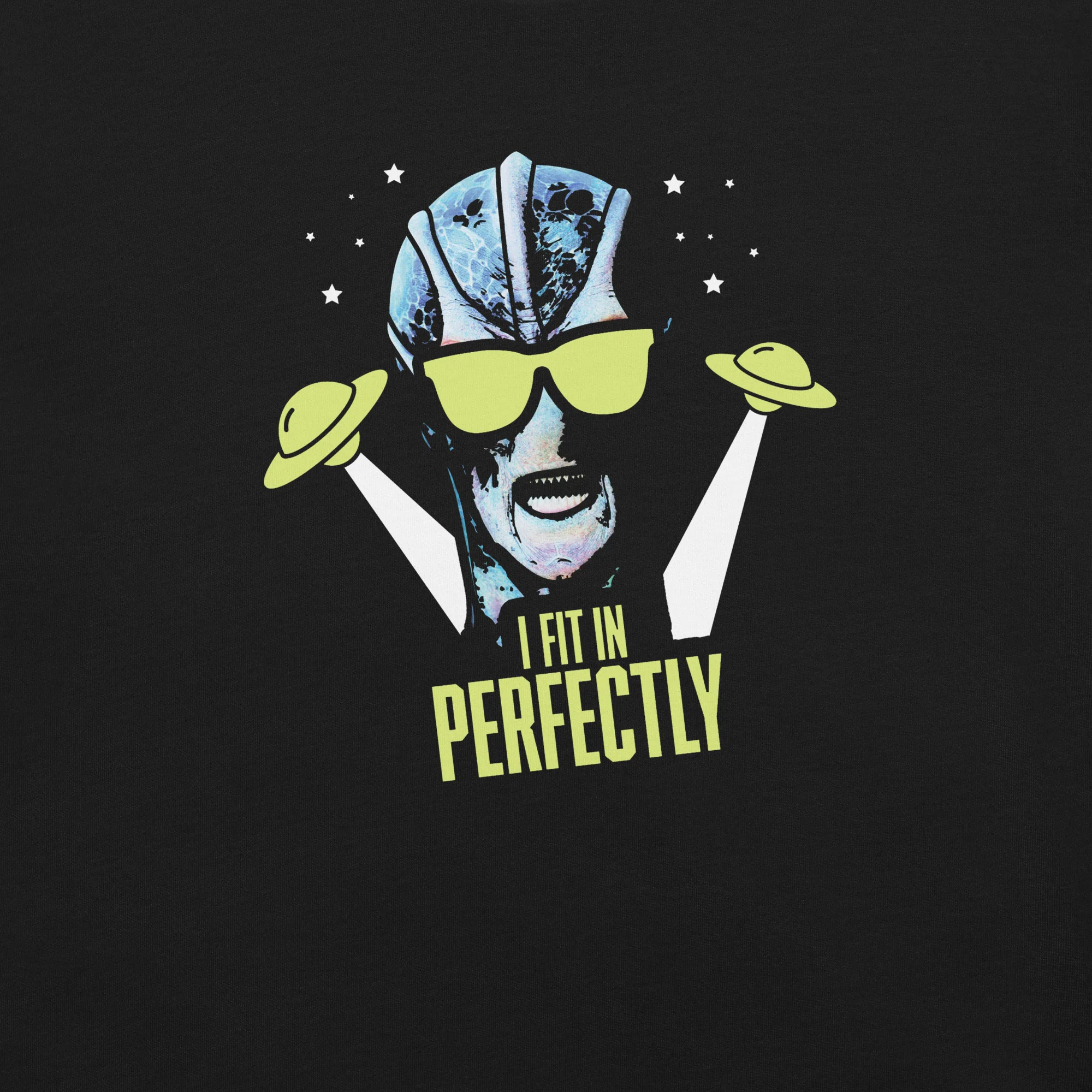 Resident Alien I Fit In Perfectly T-Shirt - Image 3