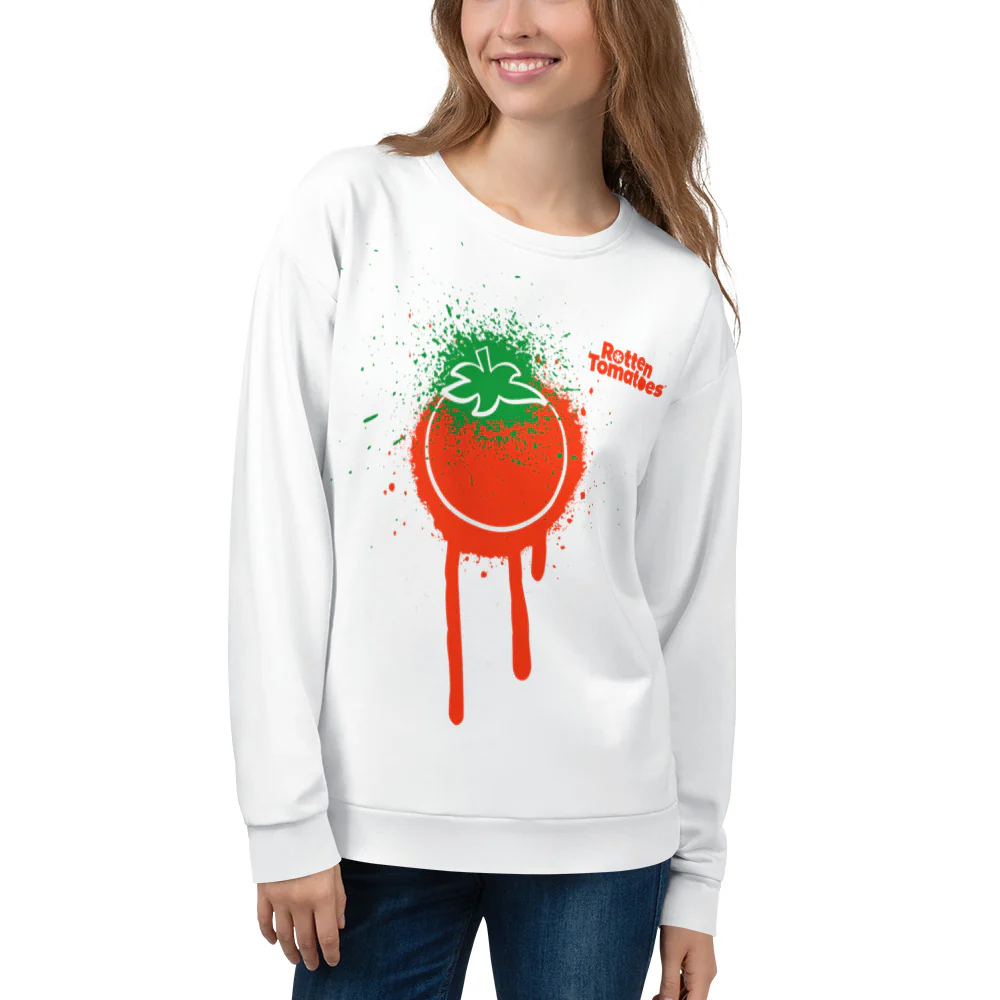 Rotten Tomatoes Red Splatter Crewneck Sweatshirt - Image 3