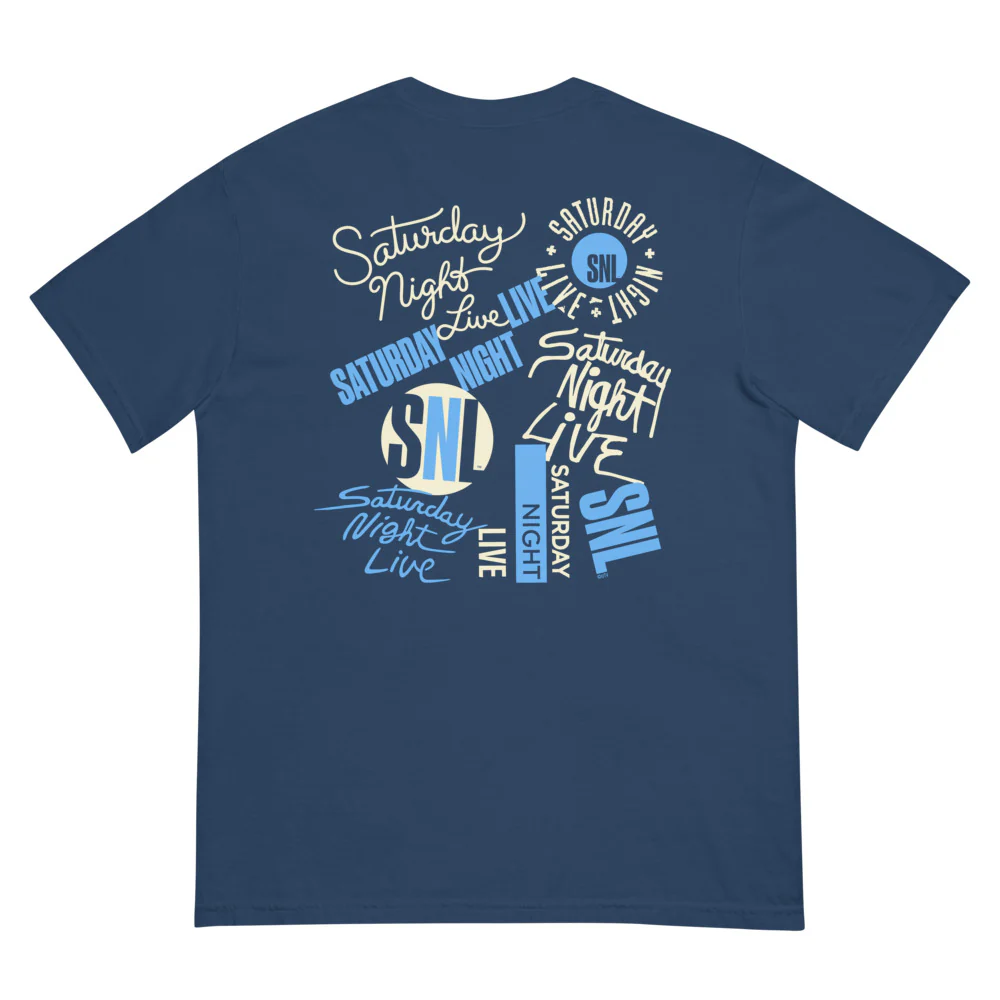 Saturday Night Live Logos Comfort Colors T-Shirt - Image 5