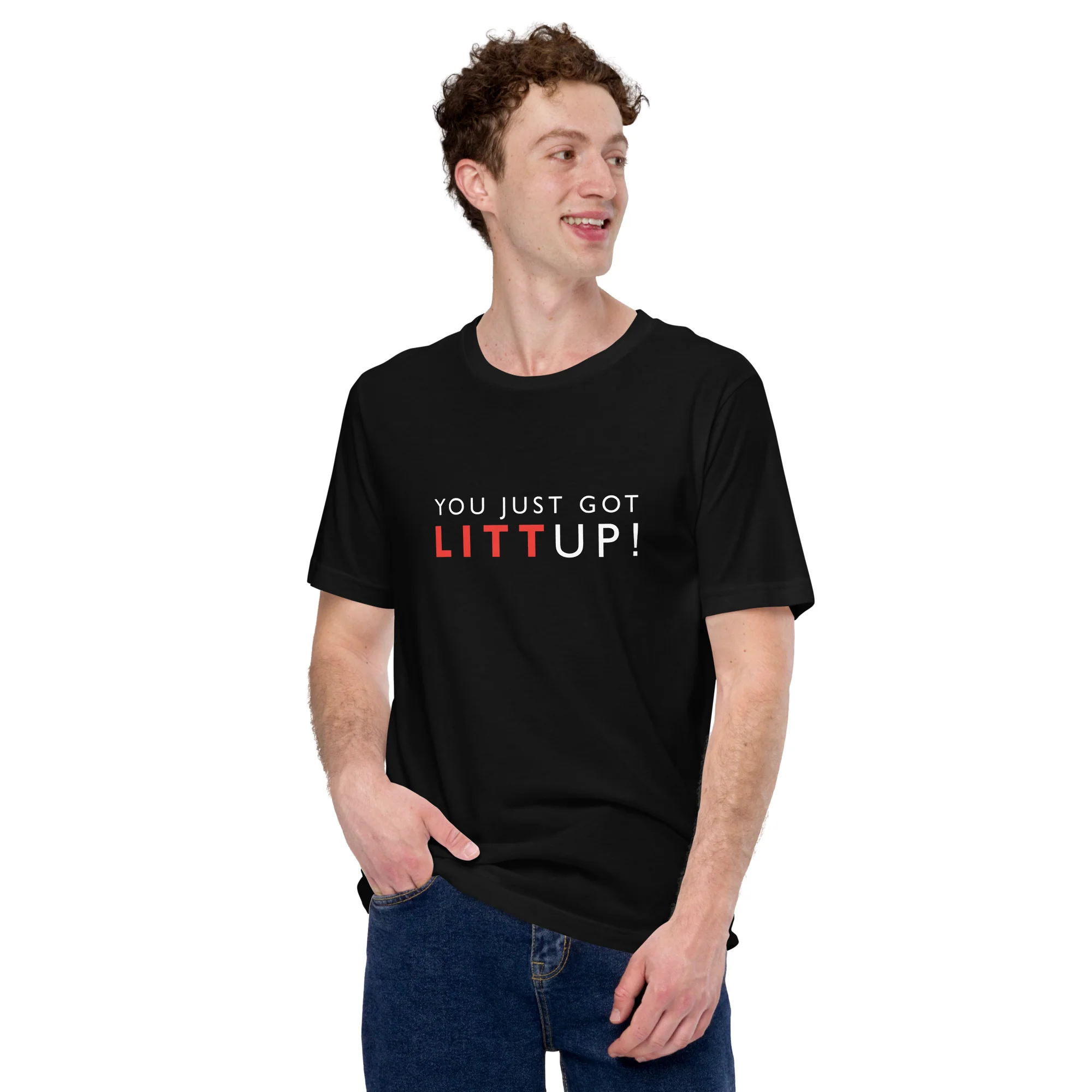 Suits You Just Got Litt Up! T-shirt - Image 5