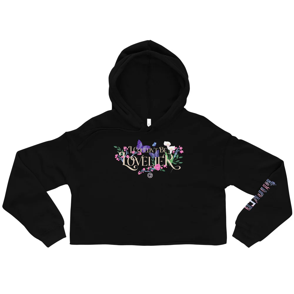 Wicked: For Good Cropped Hoodie "I Couldn't Be Lovelier"