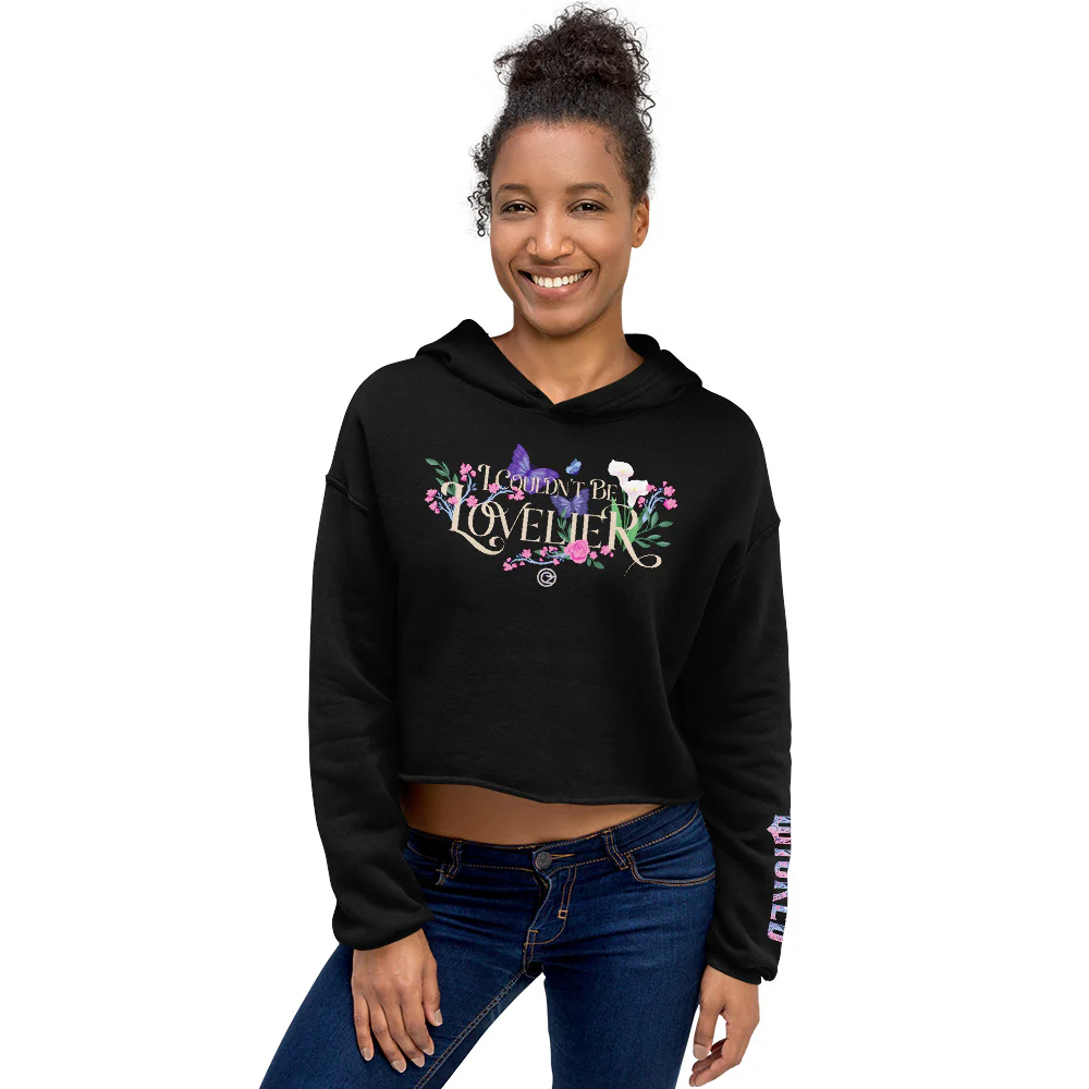 Wicked: For Good Cropped Hoodie "I Couldn't Be Lovelier" - Image 2