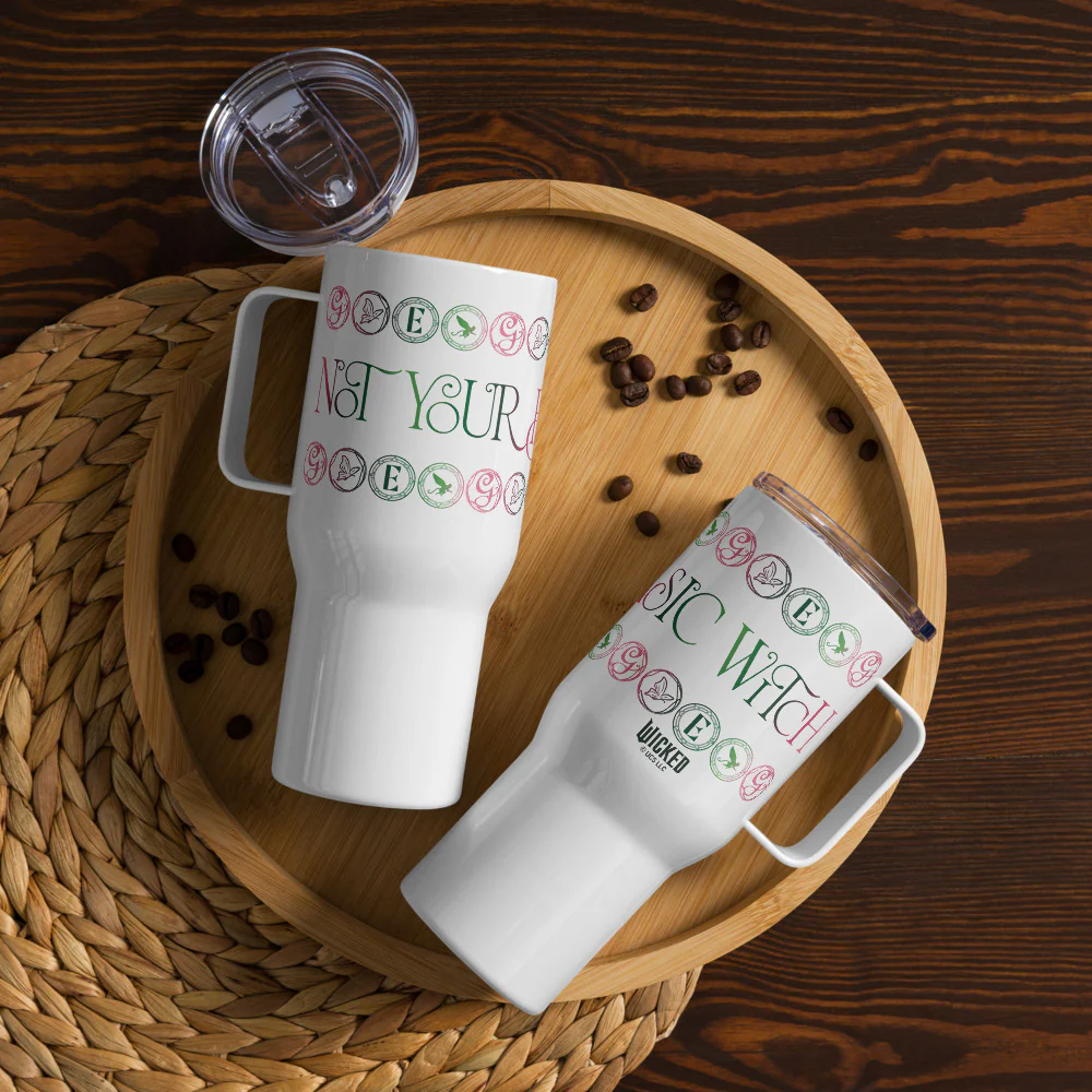Wicked Not Your Basic Witch Travel Mug - Image 4